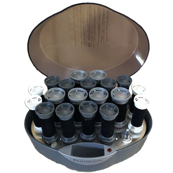 Remington KF201 Velvet Flocked Wax Core Hot Rollers Hair Curlers Pageant TESTED - Picture 1 of 6